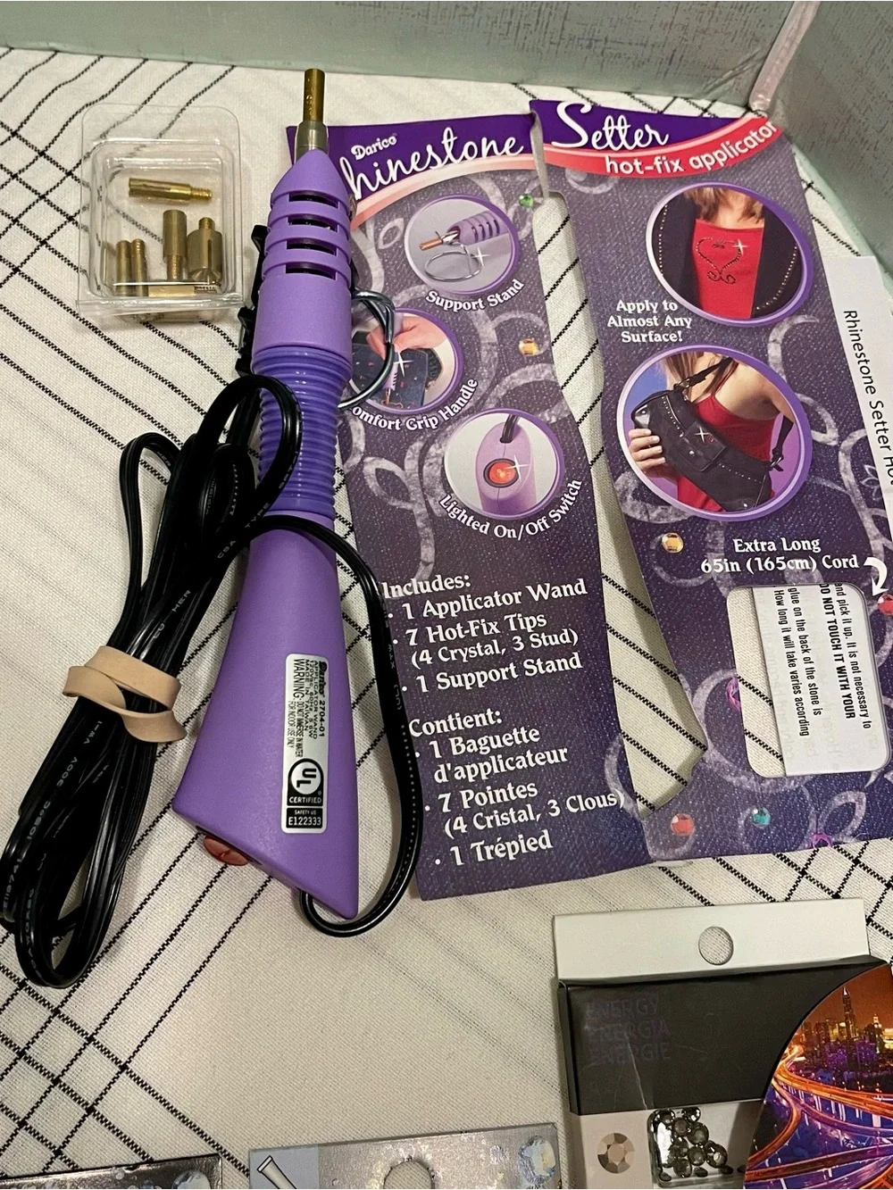 HOT FIX SWAROVSKI CRYSTALS AND TOOLS BUNDLE  MIXED COLORS NEW/SEALED